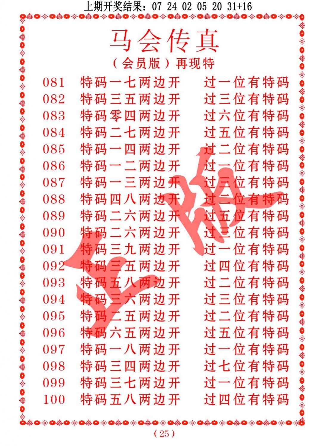 085期马会传真[图]